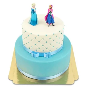 Anna et Elsa sur gâteau Deluxe