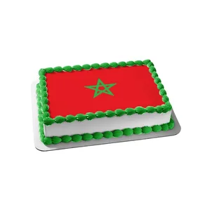 Drapeau Maroc gâteau d'anniversaire